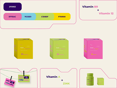 Vitamin Packaging Design branding graphic design healthycare packaging design ui uxui design vitamin packaging design