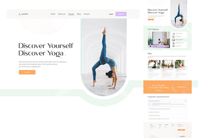 Yoga Studio | Web Design ui ux webdesign yoga