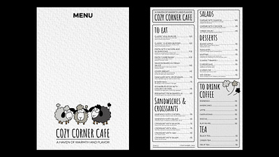 Menu design adobe illustrator brand branding brochure card company cute design drawing food graphic design graphicdesign illustration inspiration mascot menu minimal minimalism print visual identity