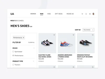 Product & Cart Pages - Ecommerce app branding cart page color design filter page logo product page products ui uidesign user research ux website