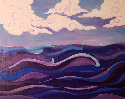 Sea Breeze illustration painting