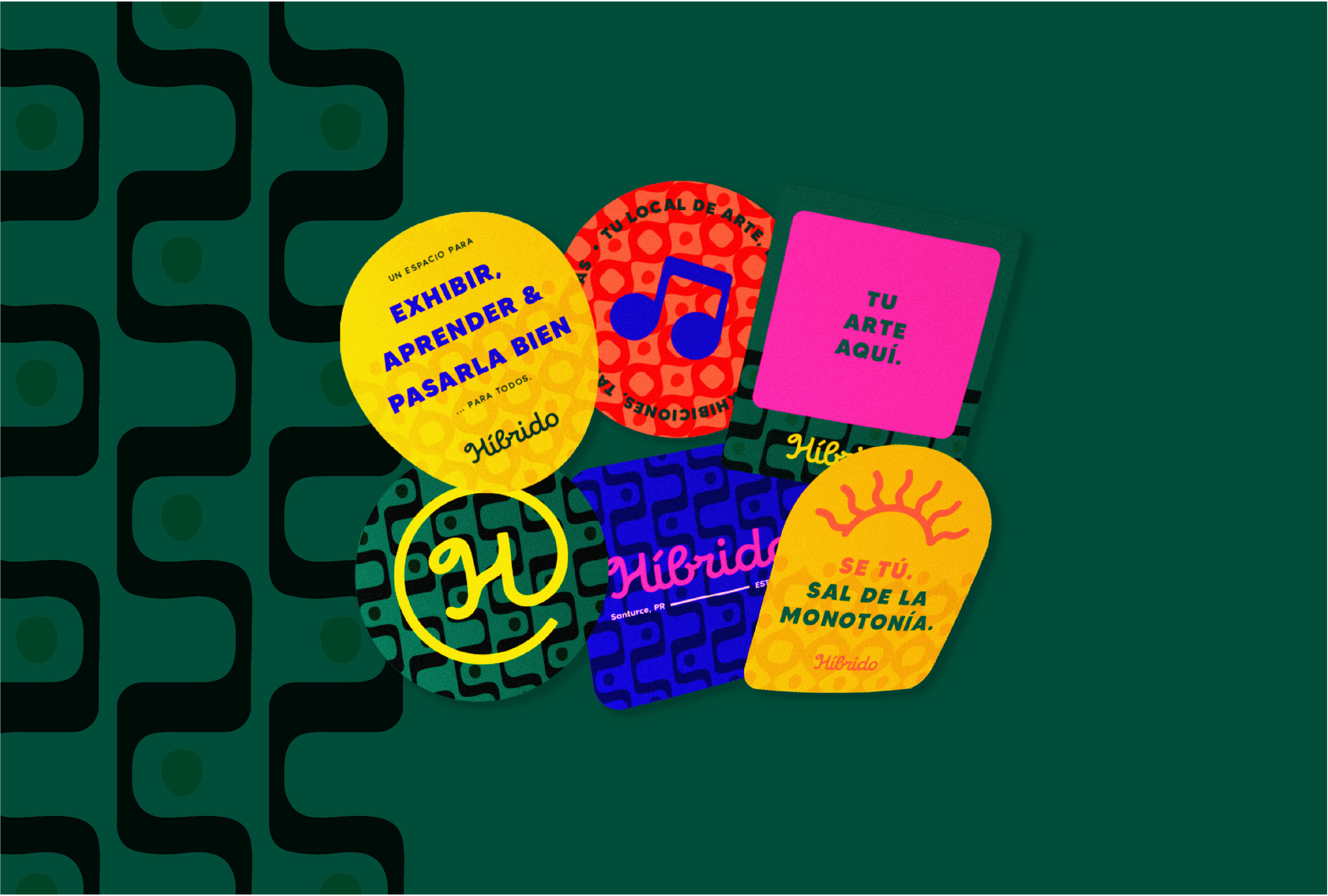 Híbrido art artsy brandidentity branding colo gallery