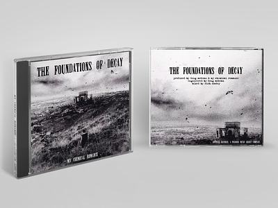 CD Mockup: The Foundations of Decay cd design emo graphic design mockup punk