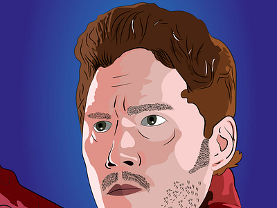 Ilustración - Héroe - Star Lord graphic design