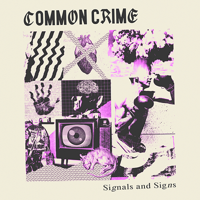 Common Crime - Cover art art direction band graphic design logotype music punk rock visual identity