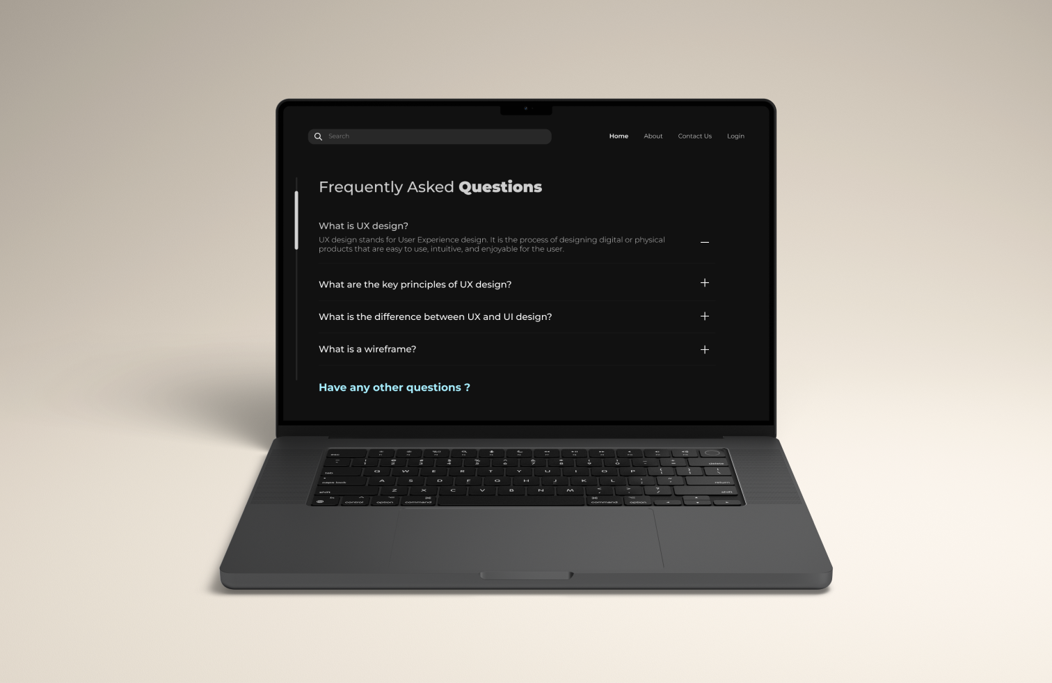 Daily UI Challenge #92 ; Frequently Asked Questions Design 3d animation app branding dailyui design faq figma graphic design illustration logo motion graphics product questions ui ux web