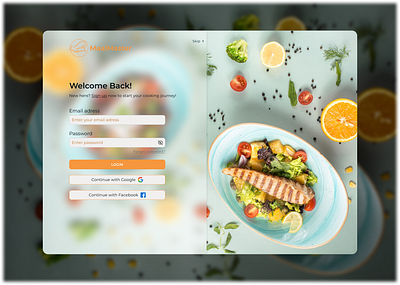 MealMaster-Recipe Planer&Grocery Organizer Desktop App design desktop app mobile app mobile app design ui ui design ux