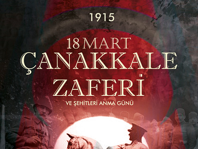 18 Mart Çanakkale Zaferi Sosyal Medya Tasarımı 18 mart 18 mart çanakkale zaferi 1915 grafik tasarım social media sosyal medya postu sosyal medya uzmanı çanakkale zaferi