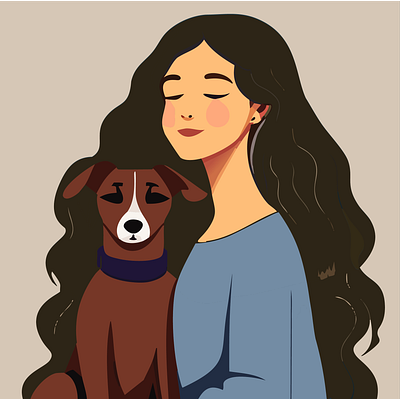 ''Dog lovers'' Adobe Illustrator text to vector exploration adobe illustrator design graphic design illustration vector