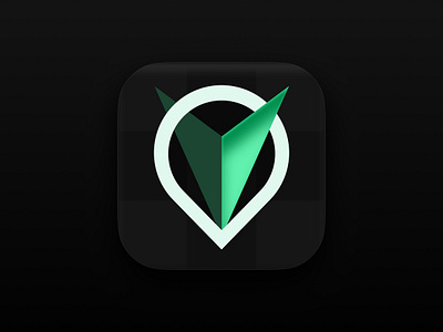 Location App Icon illustration logo