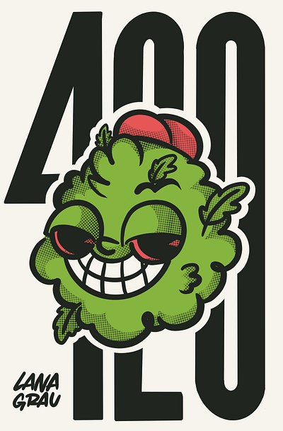 4:20 | ILLUSTRATION 420 cannabis cbd character characterdesign illustration weed