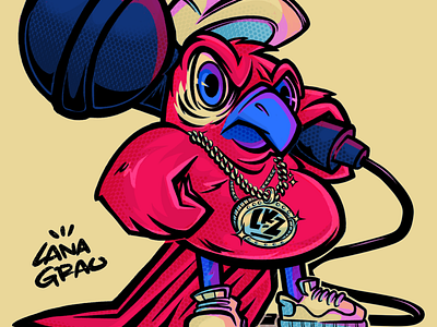 HIP HOP BIRD | ILLUSTRATION bird character characterdesig oc