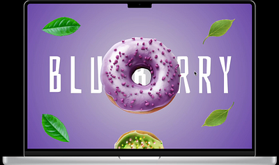 Donut Delight: Tempting Treats branding graphic design motion graphics ui