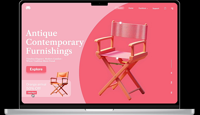 Chroma Chairs: The Colorful Transformation animation branding graphic design motion graphics ui