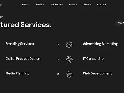 Creative Service Card Inspiration 3d animation graphic design motion graphics ui