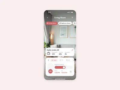 Smart Home App mobile app ui ux