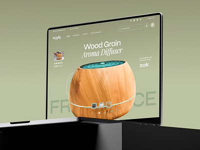 Diffuser eCommerce Landing Page amazon details diffuser ecommerce elementor framer humidifier landing online page product purifier shop shopify template theme ui webflow website wordpress