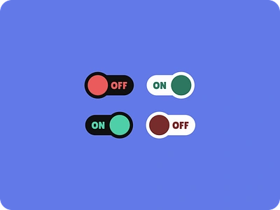 On/Off Switch - DailyUI 015 dailyui dailyui015 figma onoff switch switch ui