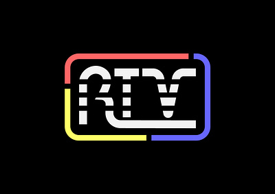 Television News Network "RTV" branding dailylogochallenge design graphic design logo typography vector