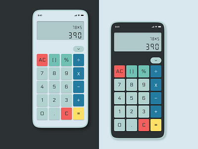Calculator app calculator dailyui design mobile app ui