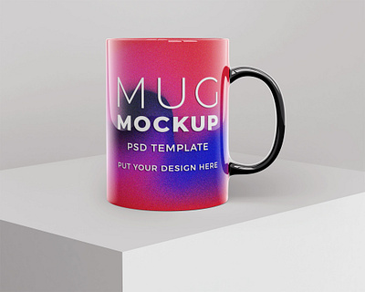 Free Mug Mockup PSD Template branding design download free freebie logo mock up mockup mockups mug psd