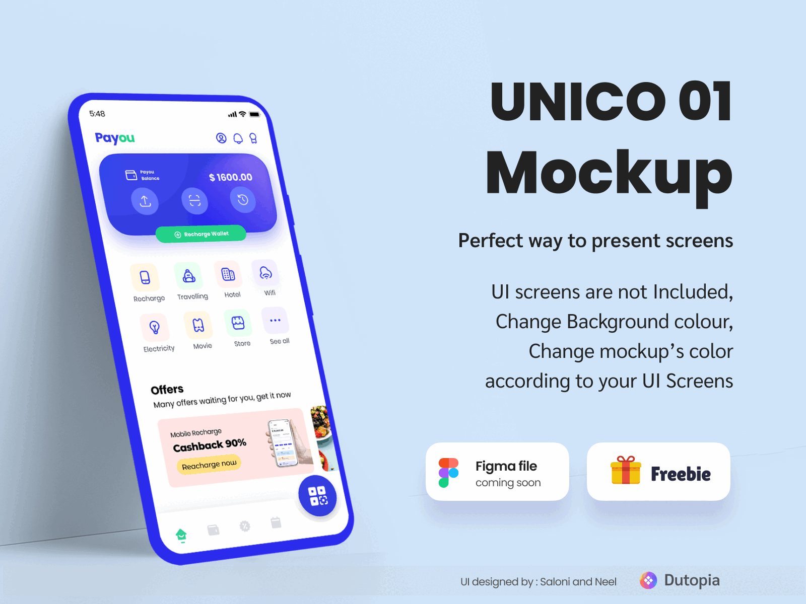 Free unicolor clay mockup: Unico 01 (Freebie) artora dutopia free clay mockup free unicolor mockup freebies neel neel litoriya neelart