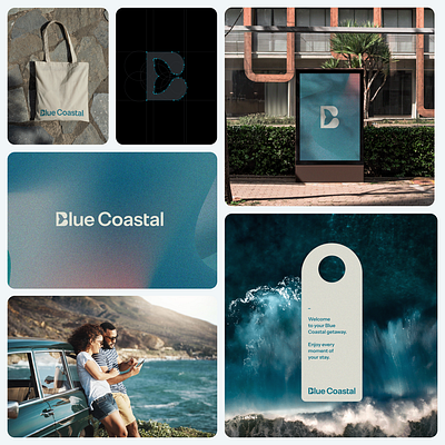 Blue Costal Brand Identity branding design graphic design illustration logo typography ui ux vector