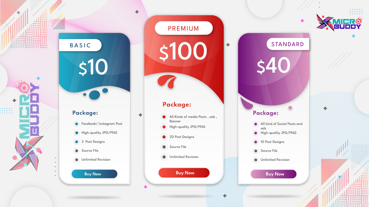 Vector Package Template Design by Moshiur Rahman Adip on Dribbble