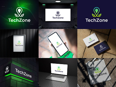 TechZone Logo Design best logo brand identity branding design education letter logo letter mark logo logo design logodesign logofolio modern logo symbol tech tech logo techno technology techzone zone logo