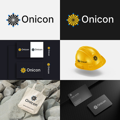 Onicon O letter solar logo design branding log logo logo design o letter logo o logo recycle logo solar solar logo