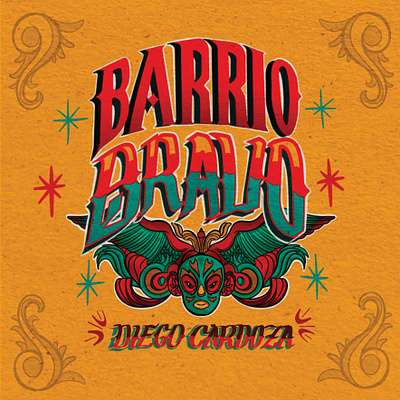 Barrio Bravo graphic graphic design illustration logo print procreate