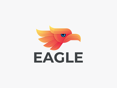 EAGLE branding design eagle coloring eagle logo graphic design icon logo