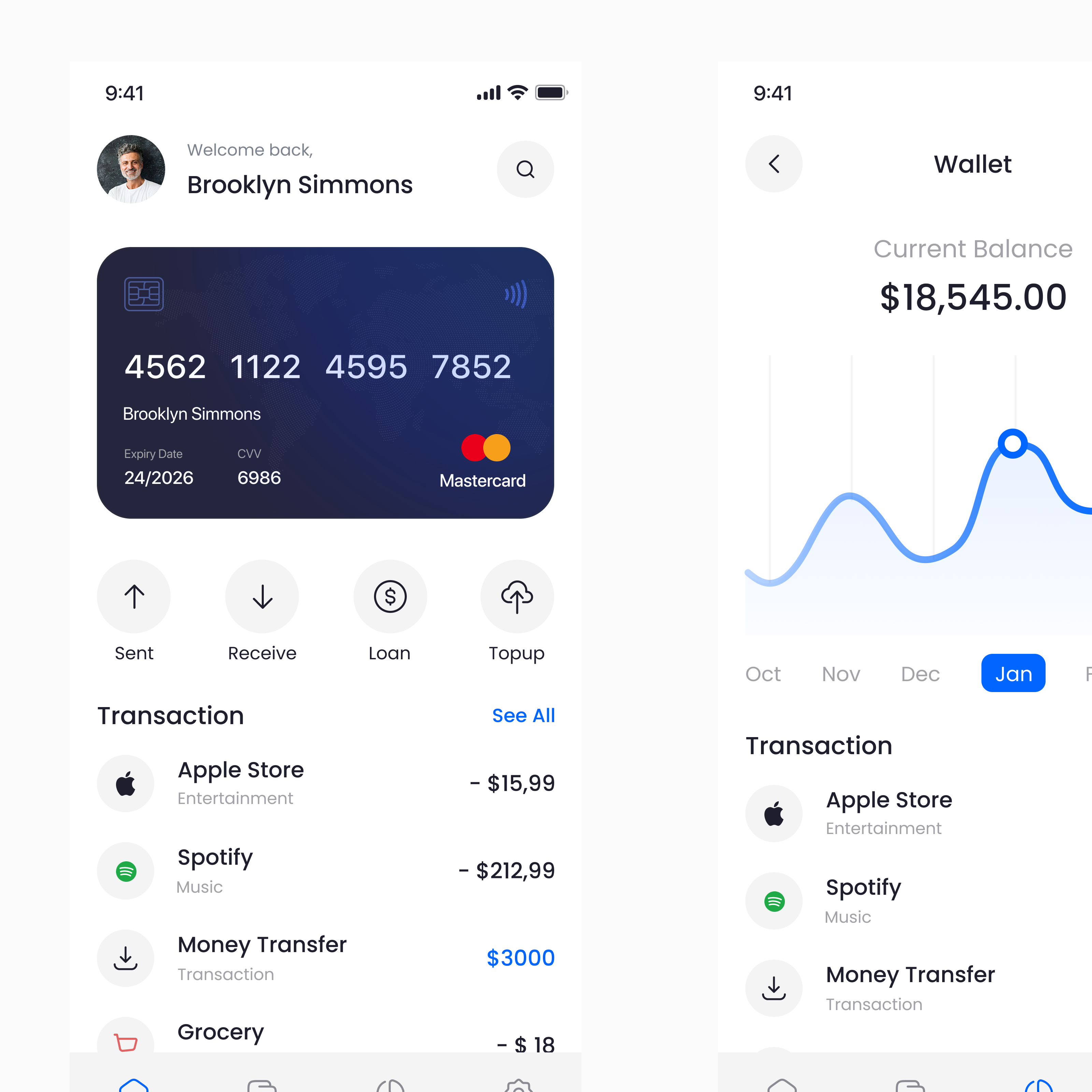 Example of Finance & Crypto Mobile App Design