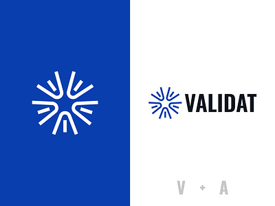 VALIDAT logo (unused) banking app logo banking logo branding financial logo fintech logo icon identity logo logo desogn logotype money logo typography validat logo validta logo vector wallet logo