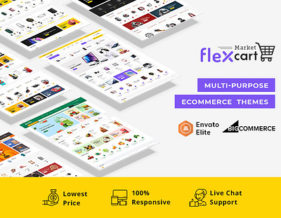 FlexCart - Stencil eCommerce Multipurpose Theme bigcommerce electronics gadgets opencart prestashop shopify woocommerce