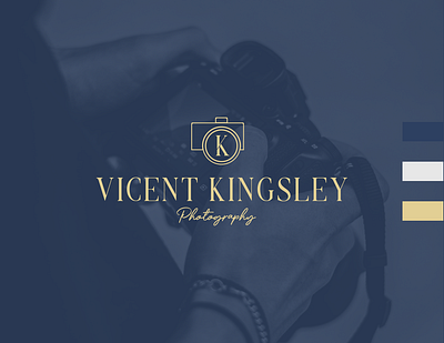 Identidade Visual - VINCENT KINGSLEY - Fotografia branding graphic design logo