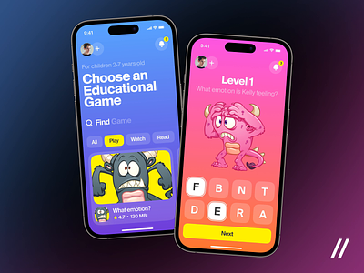 Educational Mobile iOS App android app app screen design app ui dashboard edtech education game illustration interface ios mobile mobile app product design start up ui ux