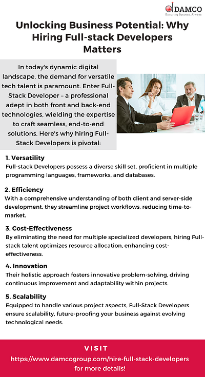 Unlocking Agility Why Hiring Full-stack Developers Matters hire full stack developers