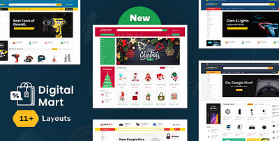 DigitalMart - eCommerce Multi-Purpose Responsive Theme fashion opencart prestashop shopify woocommerce wordpress