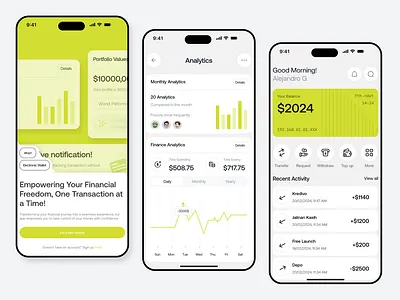 SPAS-15 - Digital Wallet Mobile App analytics app clean design digital wallet finance finance app home screen mobile onboarding send money transaction ui uiux ux wallet wallet app