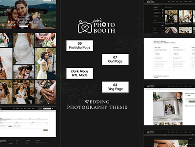 Photobooth - Photography Portfolio eCommerce Theme opencart photography prestashop shopify wedding woocommerce wordpress