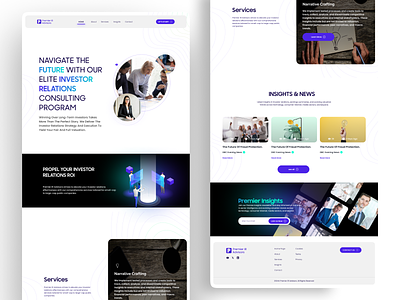 Website Design for Premier IR Advisors brand branding consultancy consultation design digital digital art graphic design identity branding illustration investment static ui ui design ui ux ui ux design ux ux design website website design