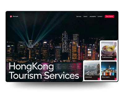 Starlight - Tourism Website branding design graphic design landing page shopify tourism ui web design