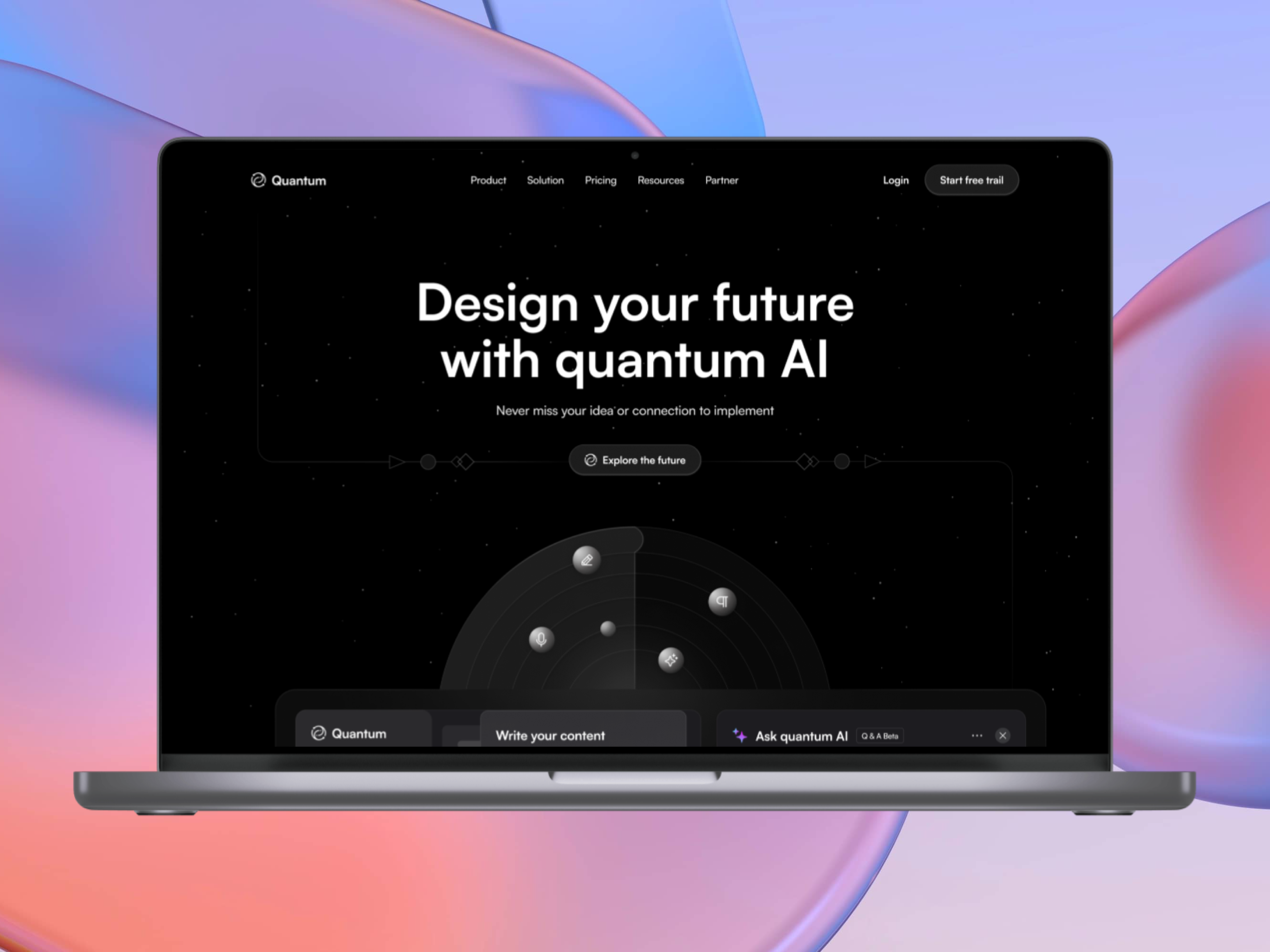 Example of Landing Page Design