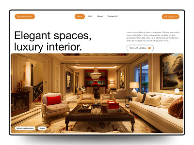 Byzantine - Luxury Interior Website branding design graphic design interior design landing page luxury shopify ui web design