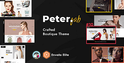 Peter - eCommerce Theme for Fashion opencart prestashop shopify woocommerce wordpress