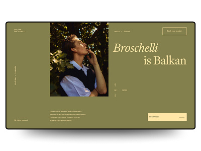 Broschelli - Content Creator Website branding content creator design graphic design influencer landing page personal brand portfolio shopify ui web design