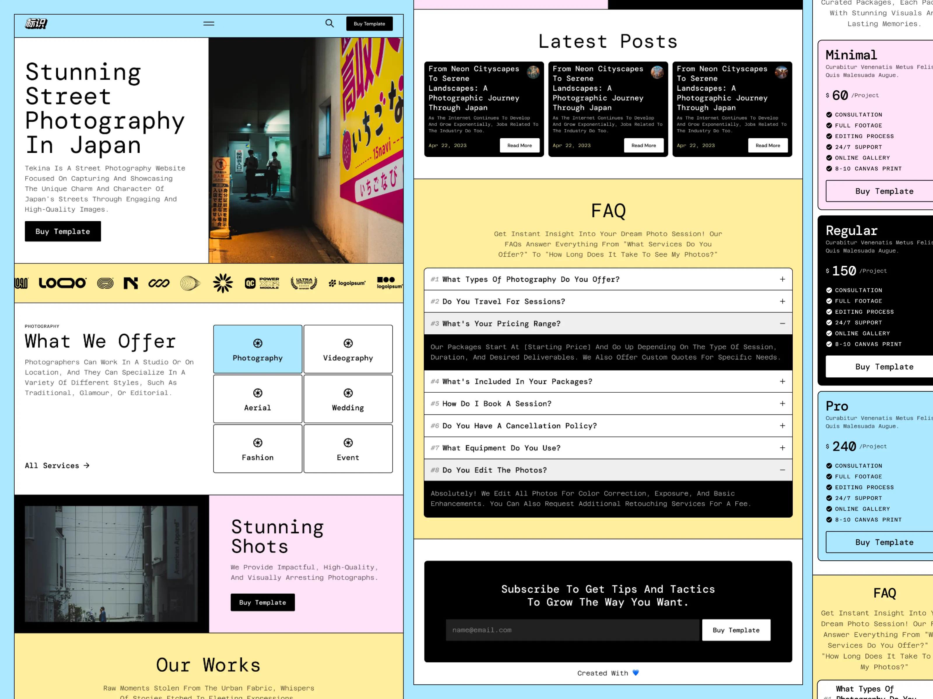 Theme & template