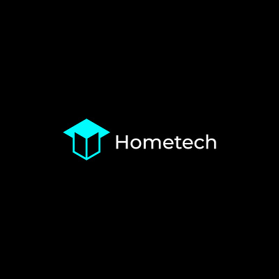 Hometech Logo abstract app logo brand identity branding design graphic design logo logo design logo designer modern logo