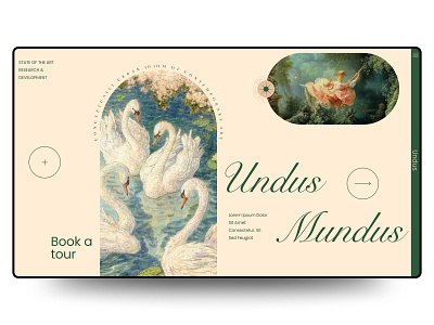 Undus Mundus - Gallery Exhibition Website art branding design gallery graphic design landing page shopify ui web design